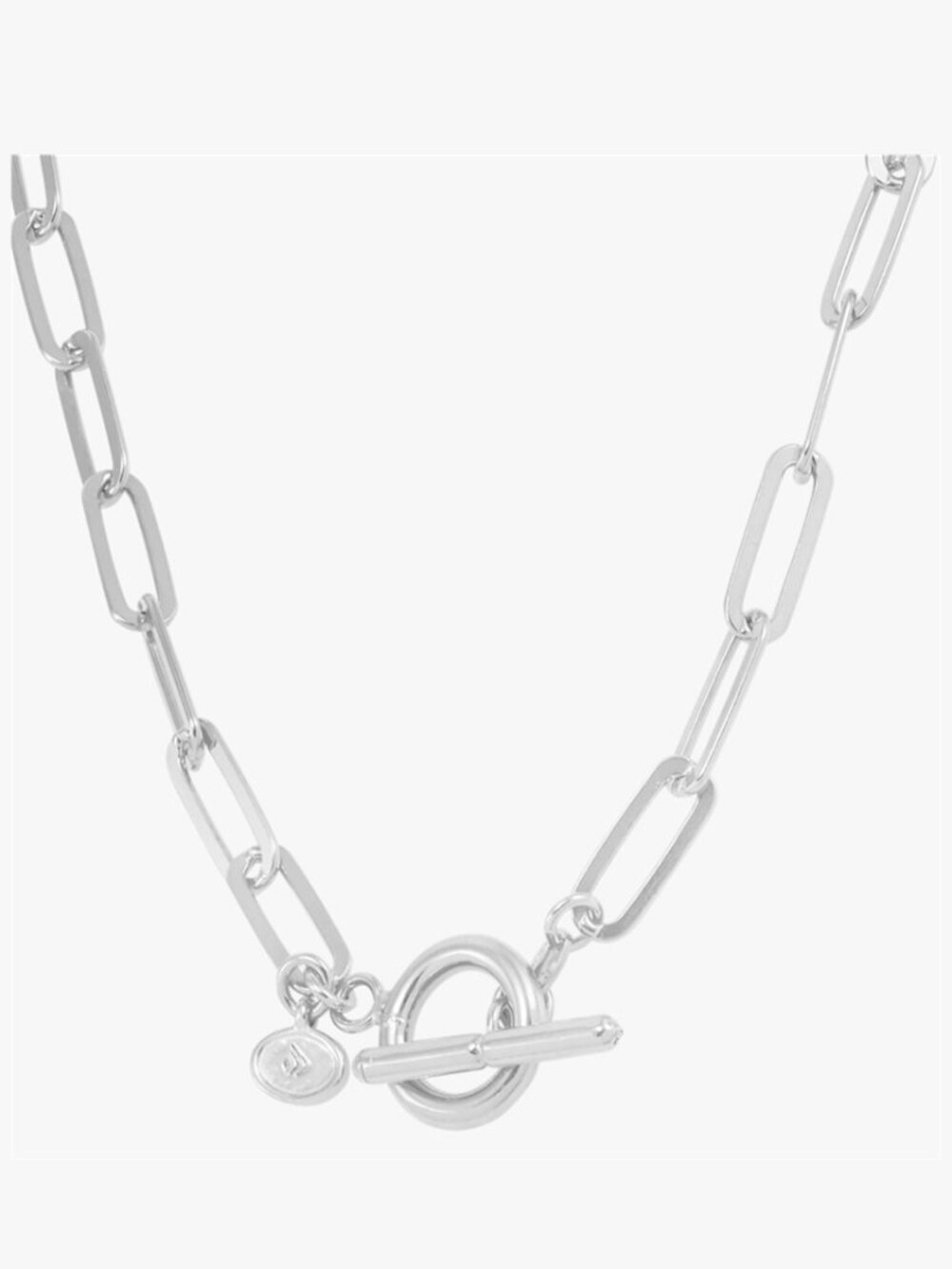 Silpada Let's Link Necklace, Silver, 17"